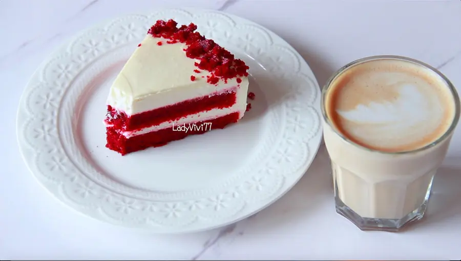 Tanabata gift - double red velvet cake | Red velvet cake step 0