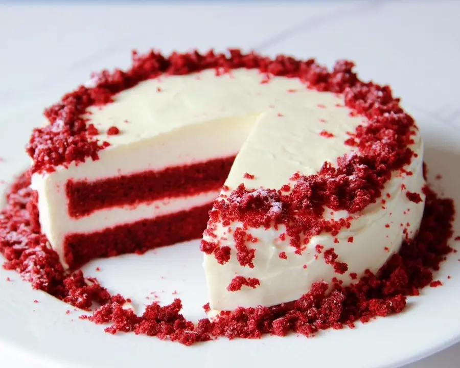 Tanabata gift - double red velvet cake | Red velvet cake