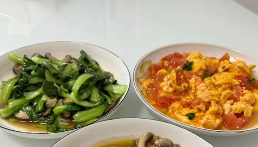 Three vegetarian dishes