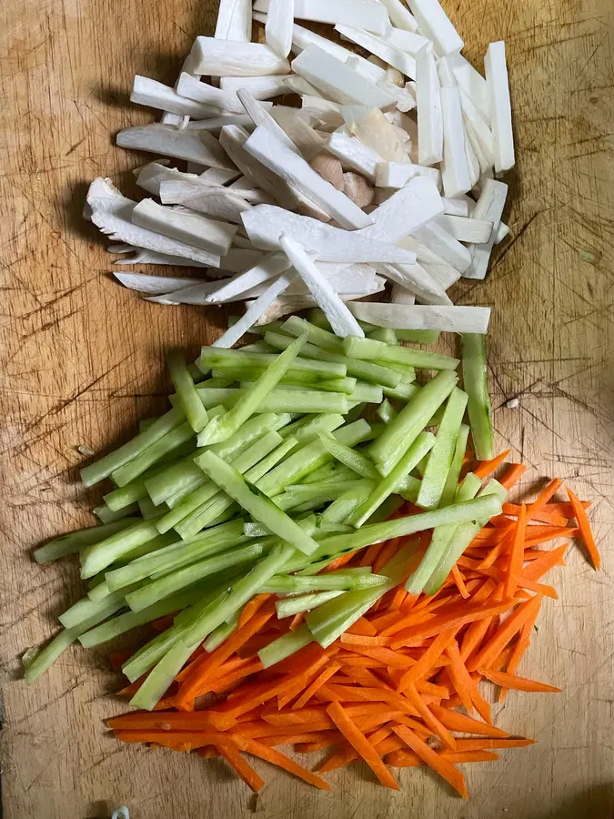 Stir-fry vegetables step 0