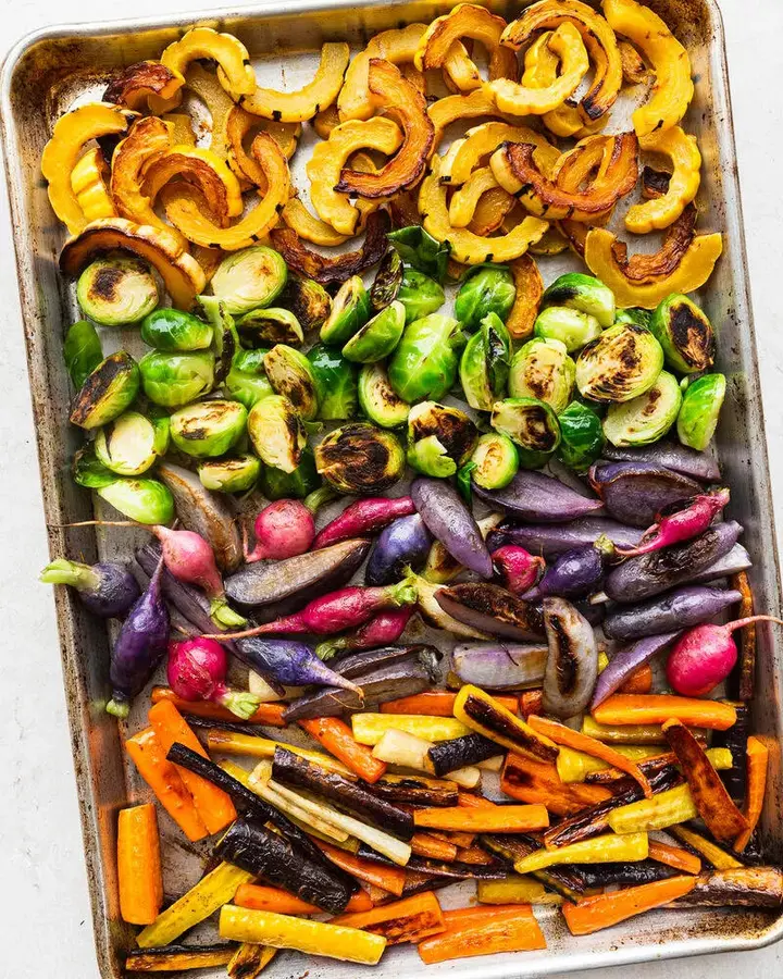 Grilled vegetable formula 
Roasted Vegetables step 0