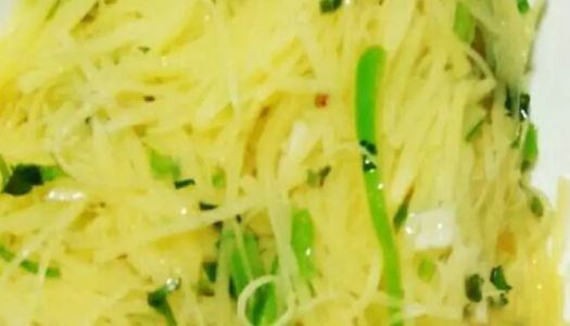 Sauté shredded potatoes