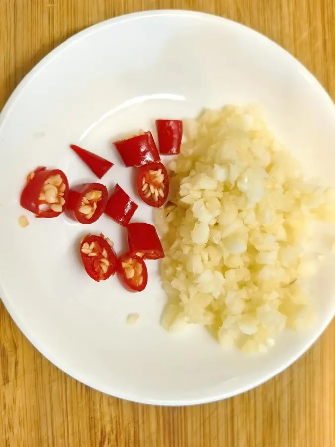 Cabbage tofu fruit step 0