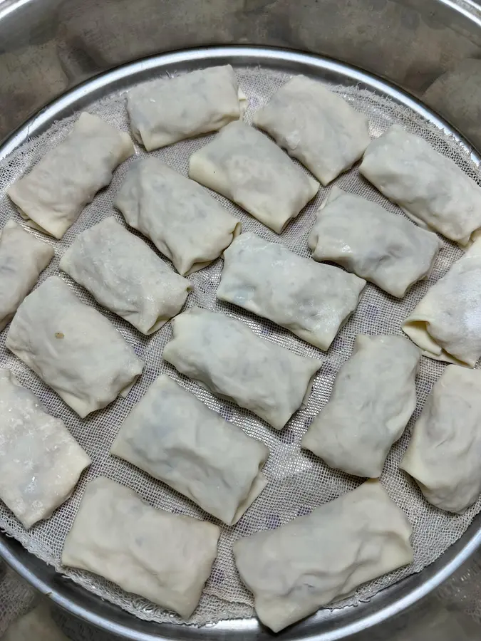 Steamed shredded radish rolls step 0