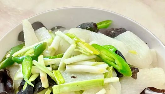 Stir-fried yam fungus