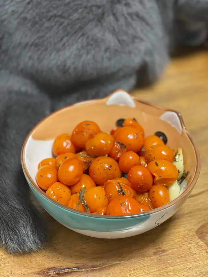 Air fryer small tomatoes  step 0