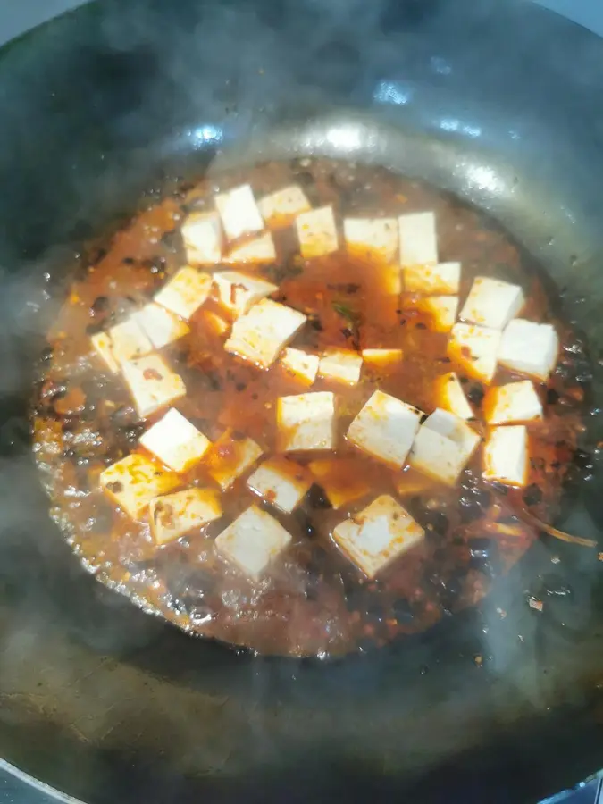 Vegan and no difficulty mapo tofu step 0