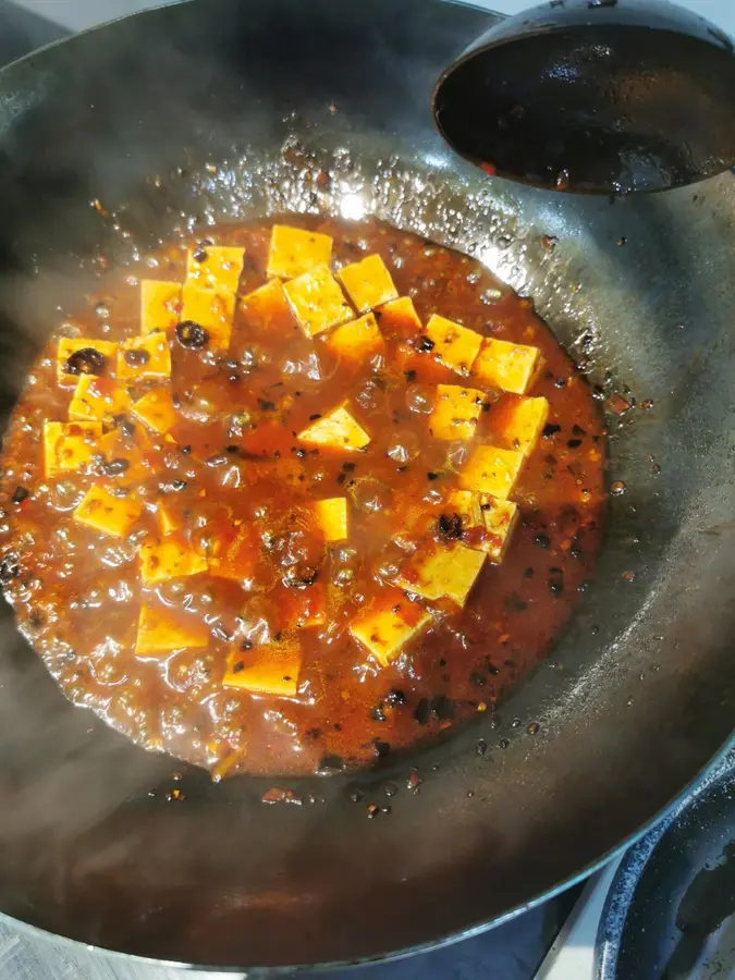 Vegan and no difficulty mapo tofu step 0