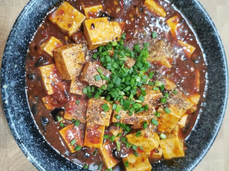 Vegan and no difficulty mapo tofu step 0