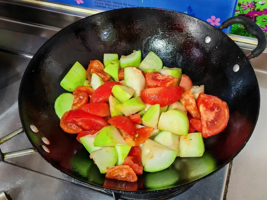 Summer vegetarian ~ night flowering stewed tomatoes step 0