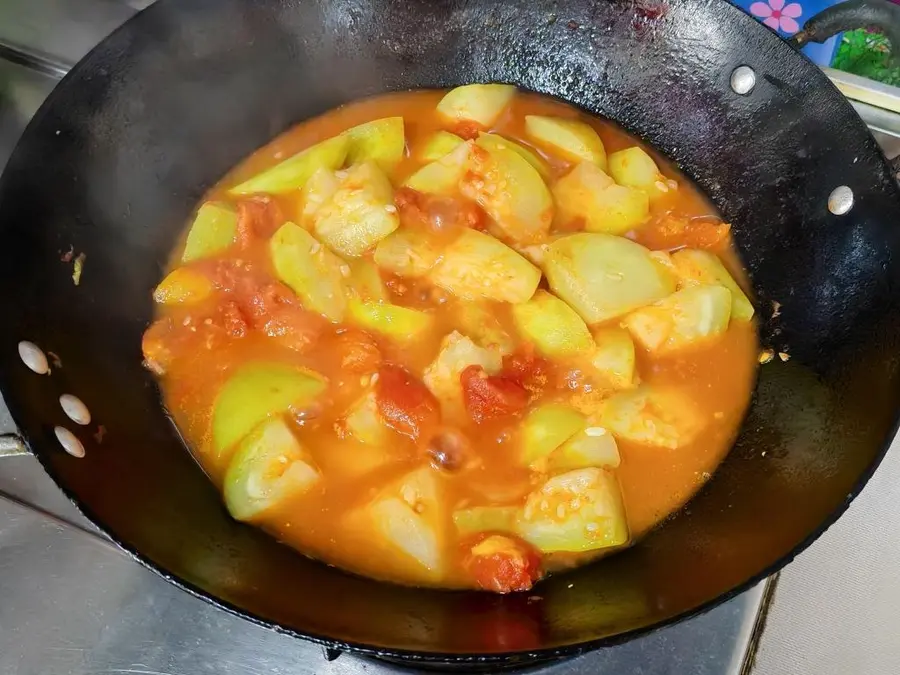 Summer vegetarian ~ night flowering stewed tomatoes