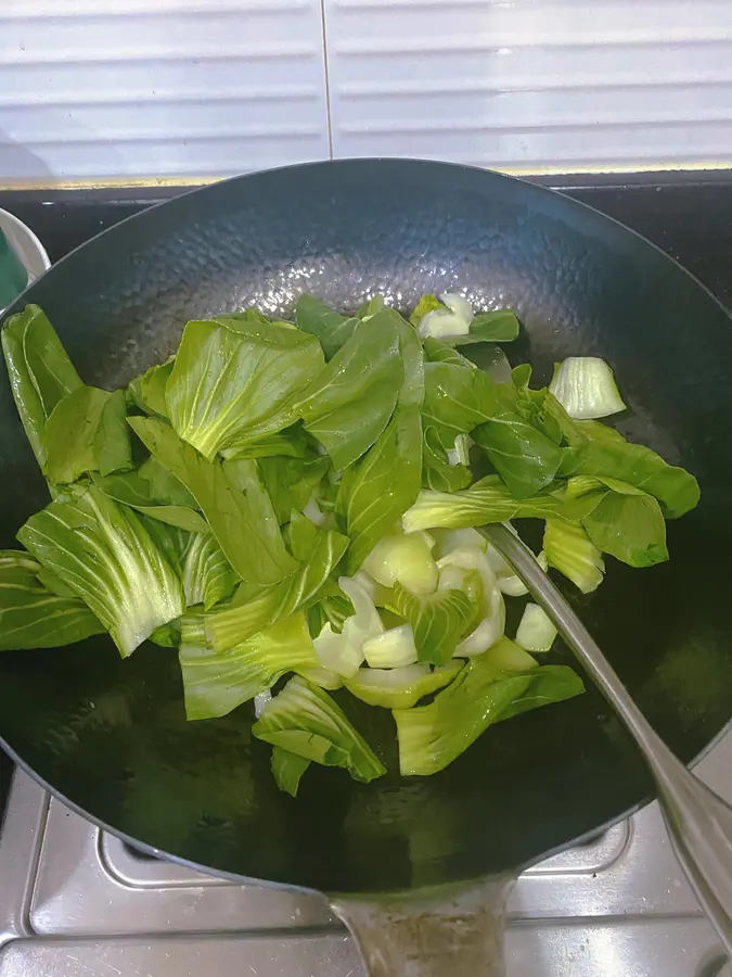 Stir-fried sea green with deer antler mushrooms! ~ I don't know what to cook for a while step 0