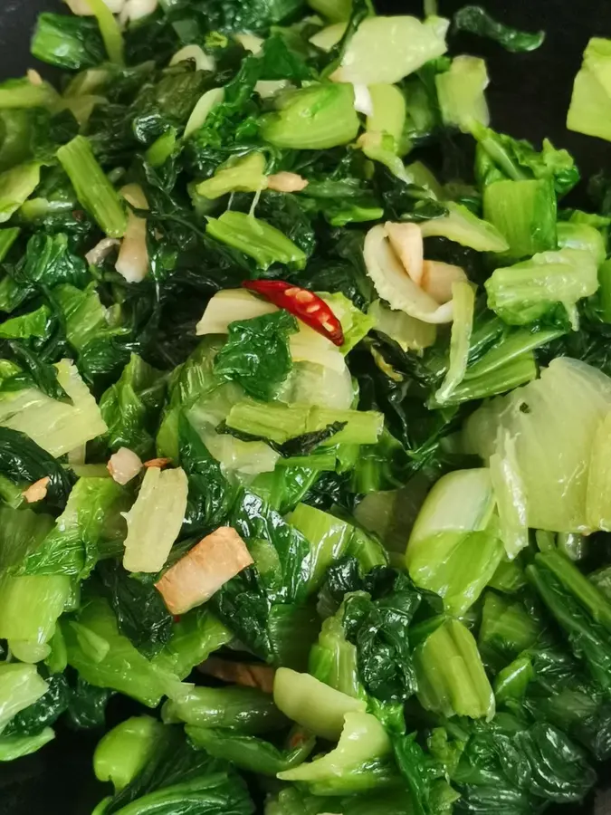 Vegetarian stir-fried cabbage step 0