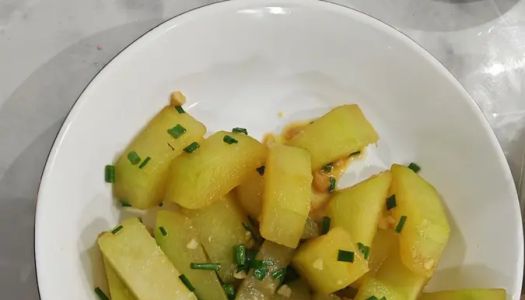 Stir-fried winter melon with vegetarian vegetables 