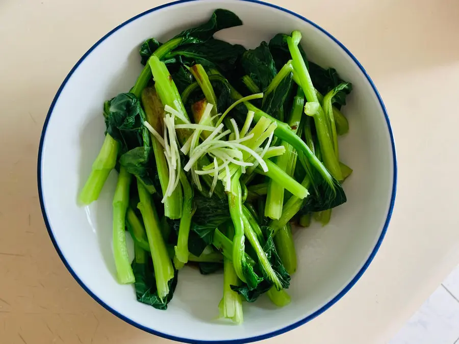 10 minutes of low-fat vegetarian vegetables and boiled greens  step 0