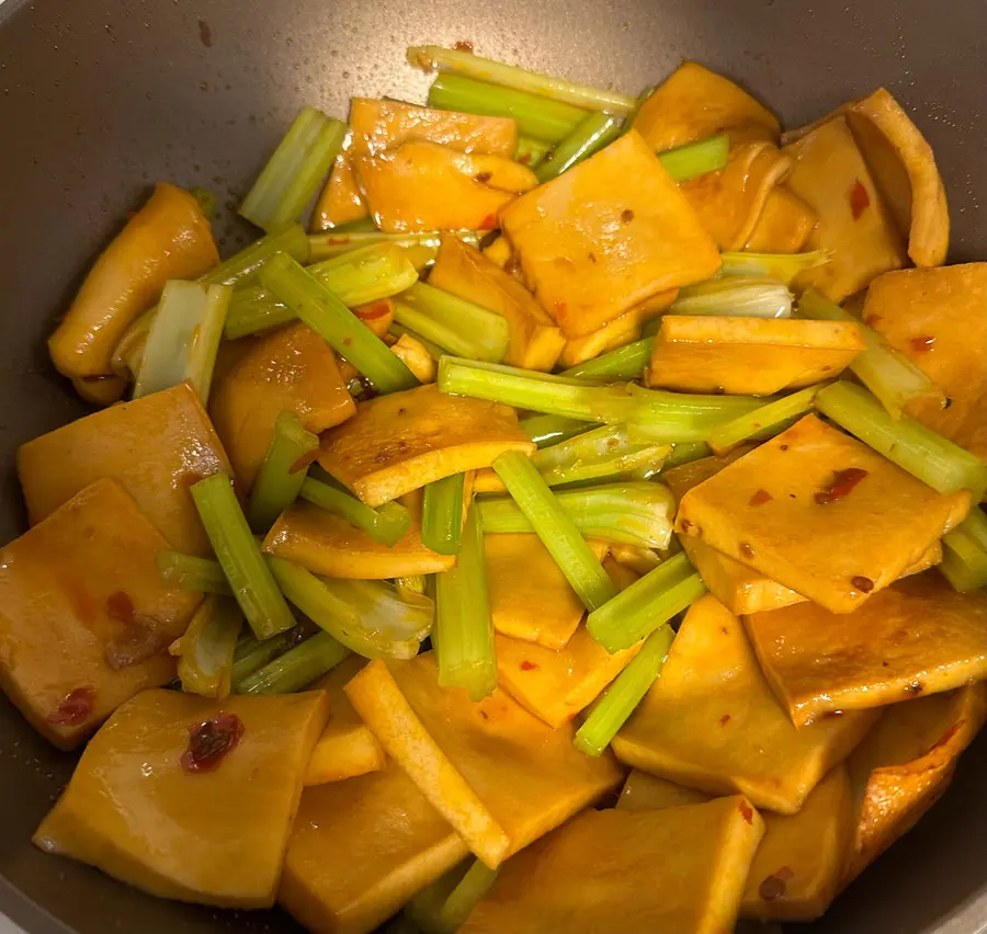 (Vegan) dry pot thousand pages tofu step 0