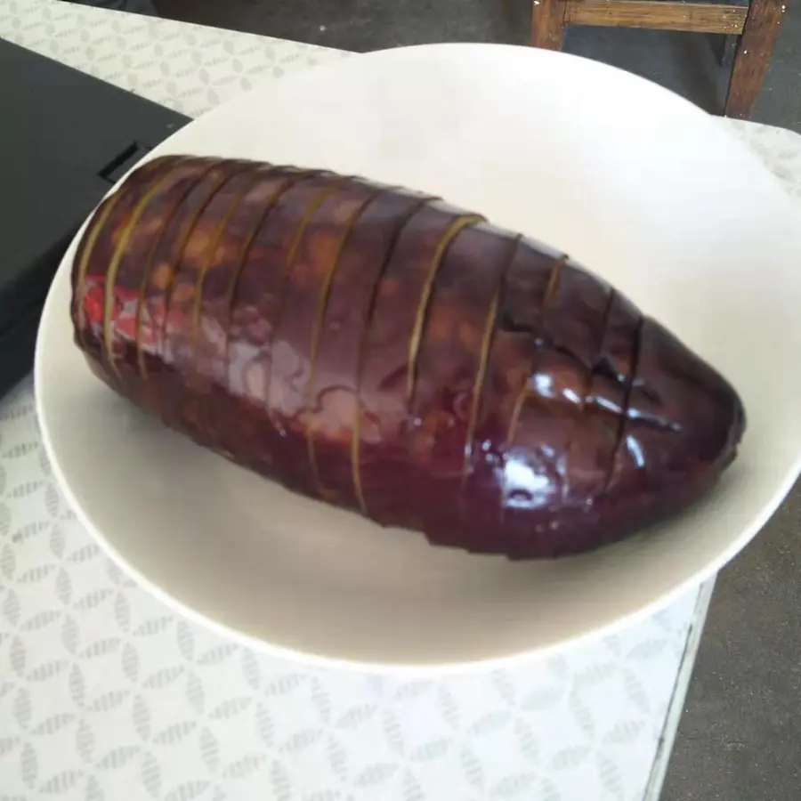 Stuffed eggplant dragon with cabbage (toothless old people can also eat) [oil-free vegetarian] step 0