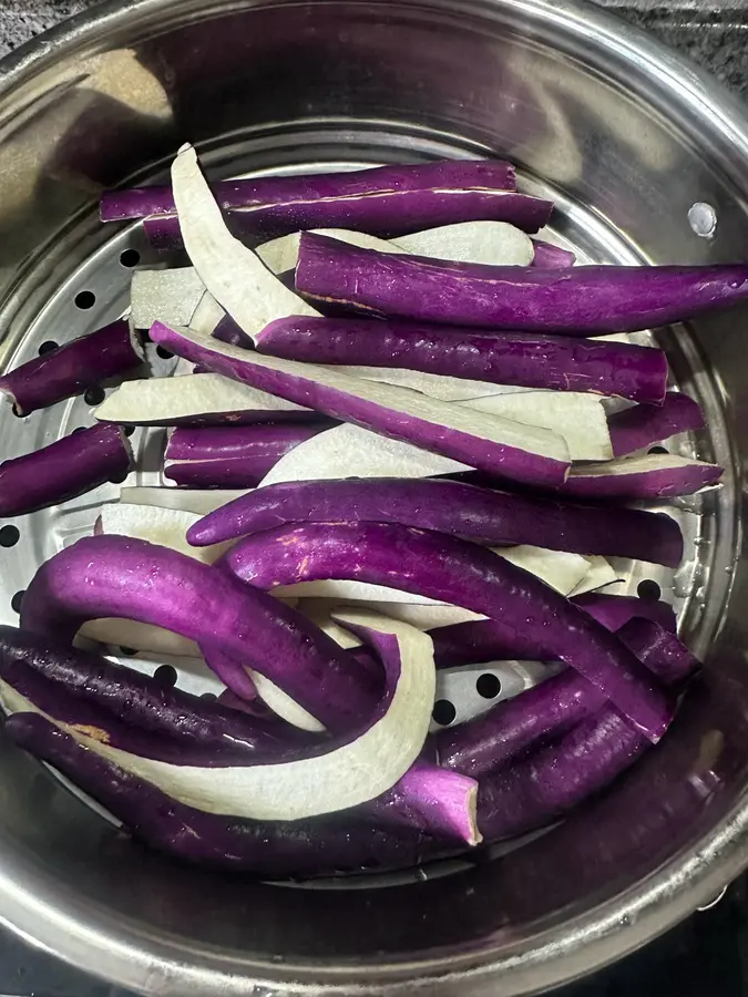 (Vegan) cold eggplant  step 0