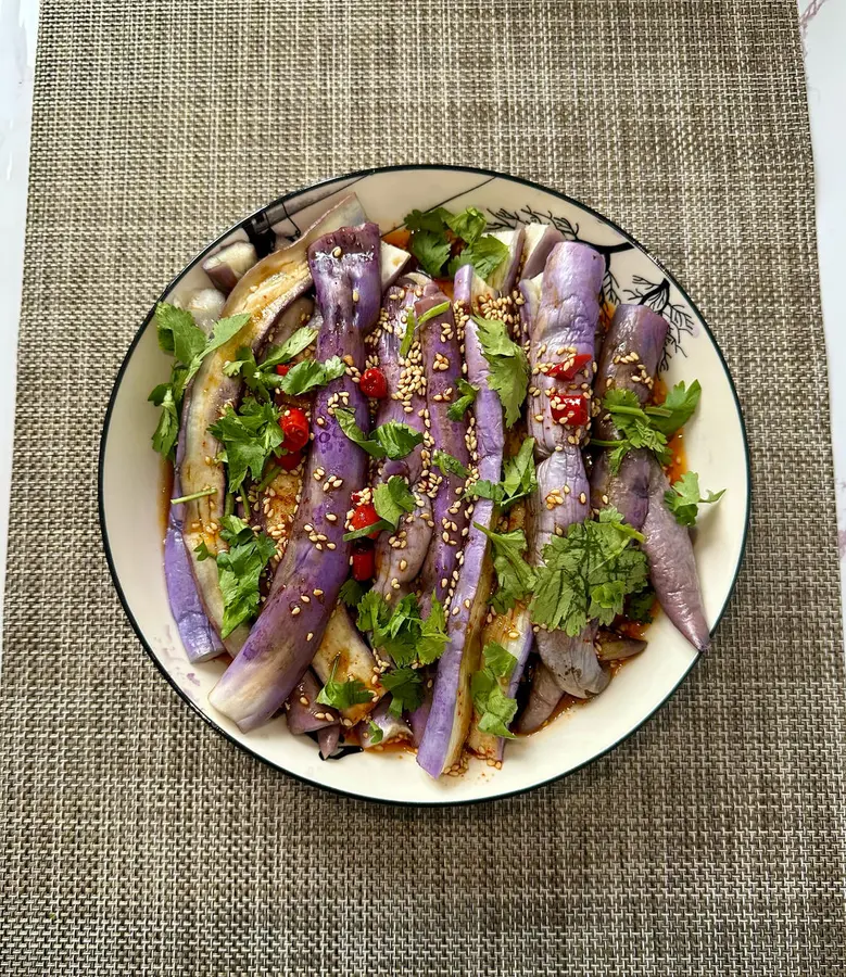 (Vegan) cold eggplant 