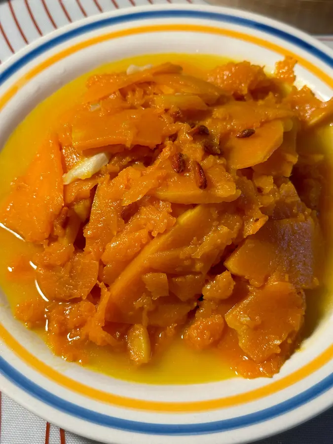 Stir-fried pumpkin with zero cooking skills step 0