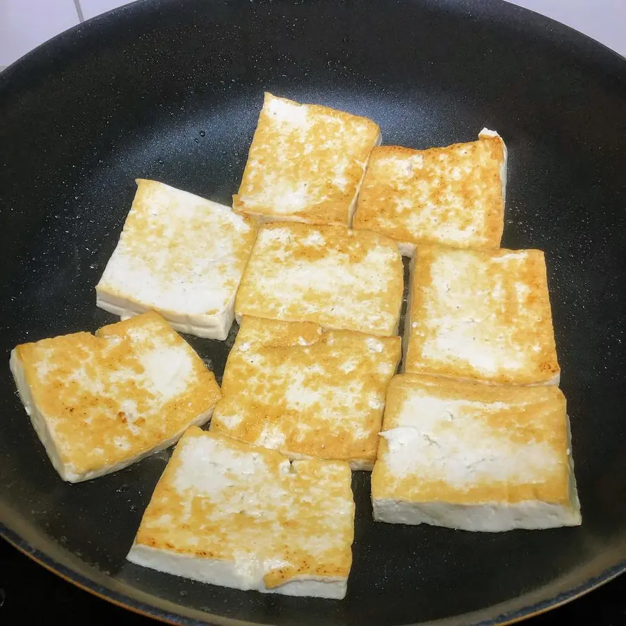 Crispy tofu that is fragrant to lick the plate step 0