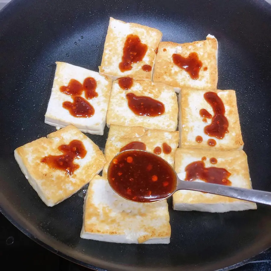 Crispy tofu that is fragrant to lick the plate step 0