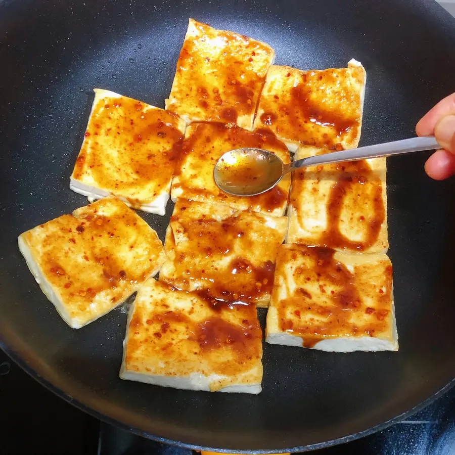 Crispy tofu that is fragrant to lick the plate step 0