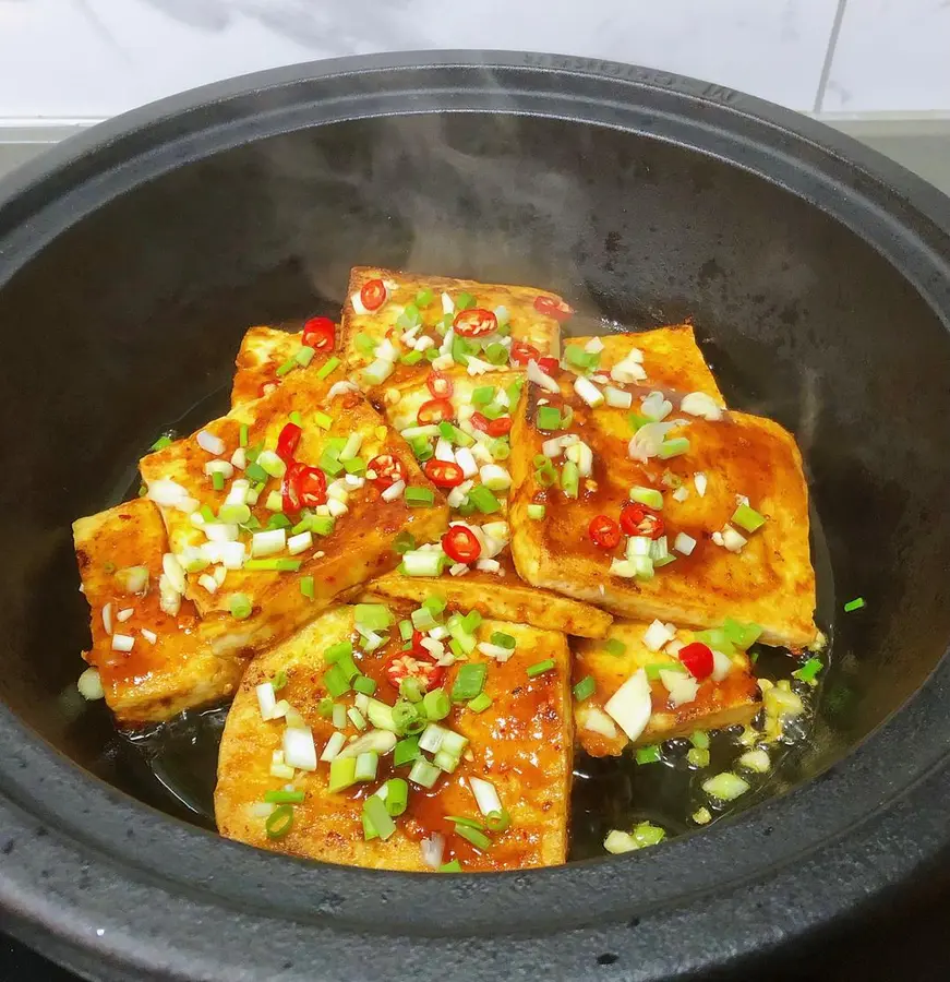 Crispy tofu that is fragrant to lick the plate step 0