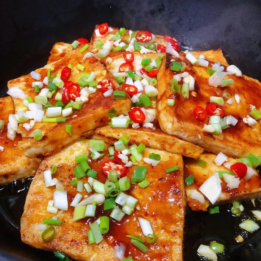 Crispy tofu that is fragrant to lick the plate step 0