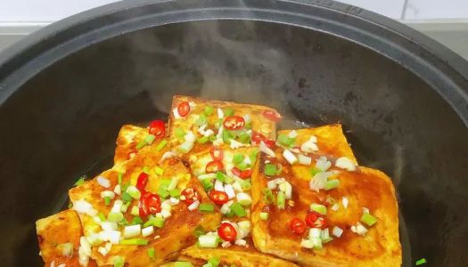 Crispy tofu that is fragrant to lick the plate