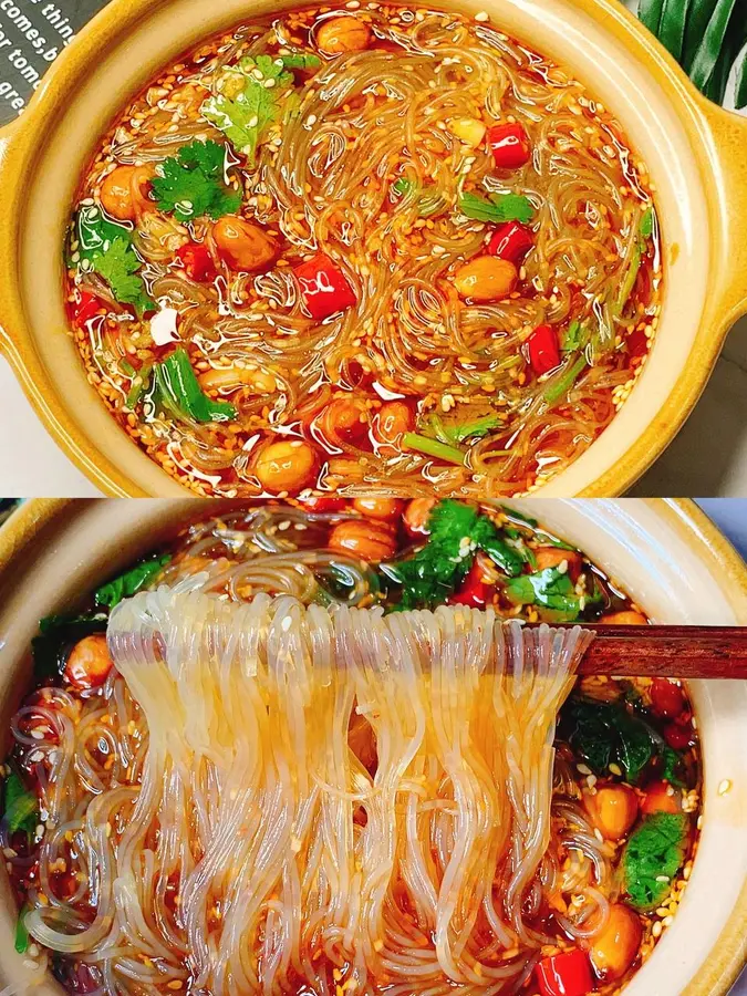 Homemade ecstasy sour and spicy vermicelli ❗️ is super enjoyable