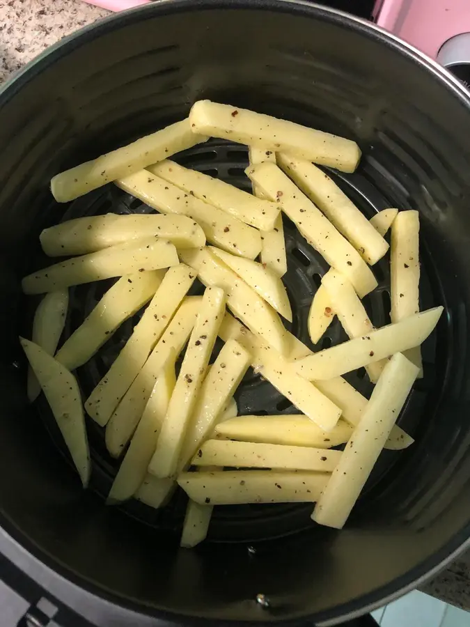 Air fryer fries (not frozen, not boiled, not overnight, the easiest in the whole network) step 0