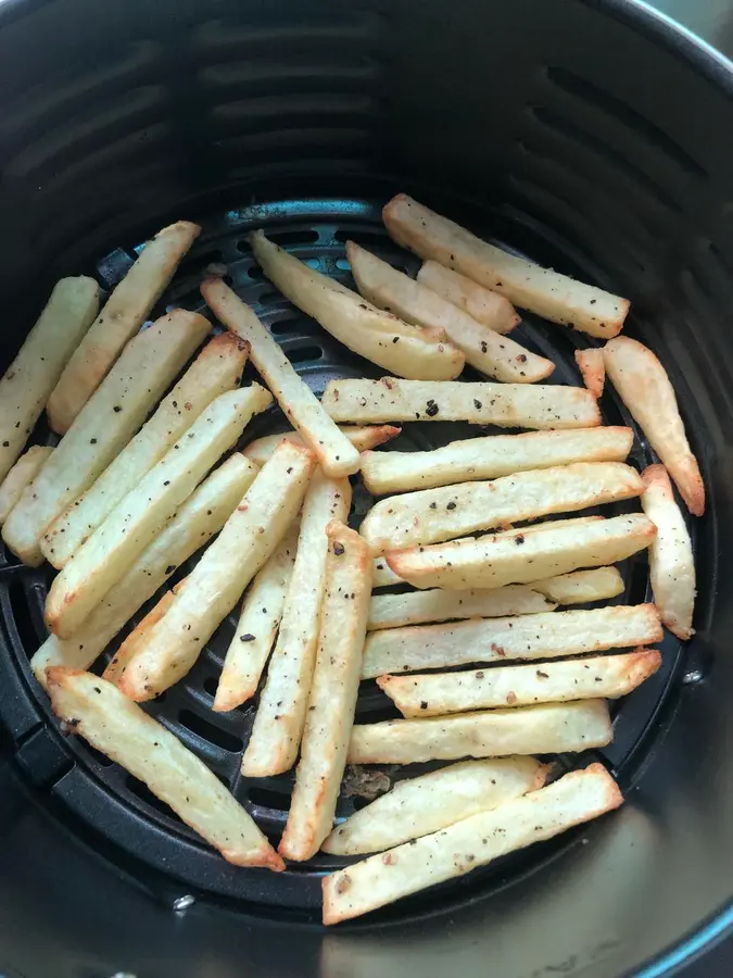 Air fryer fries (not frozen, not boiled, not overnight, the easiest in the whole network) step 0