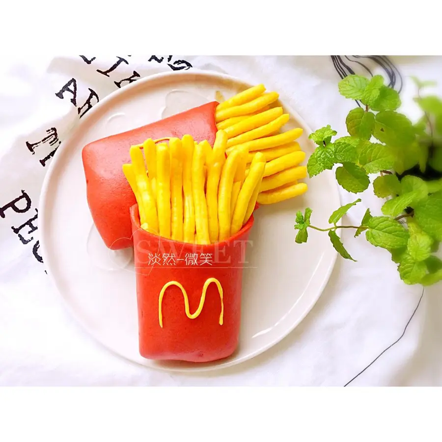 Healthy steamed fries