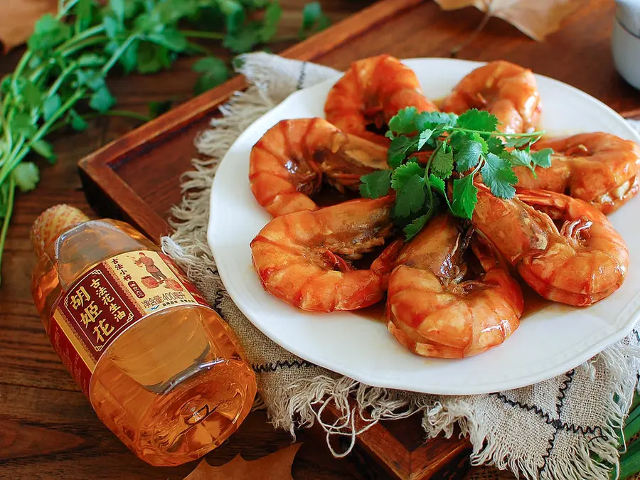 Seafood-style supper â€“ braised prawns step 0