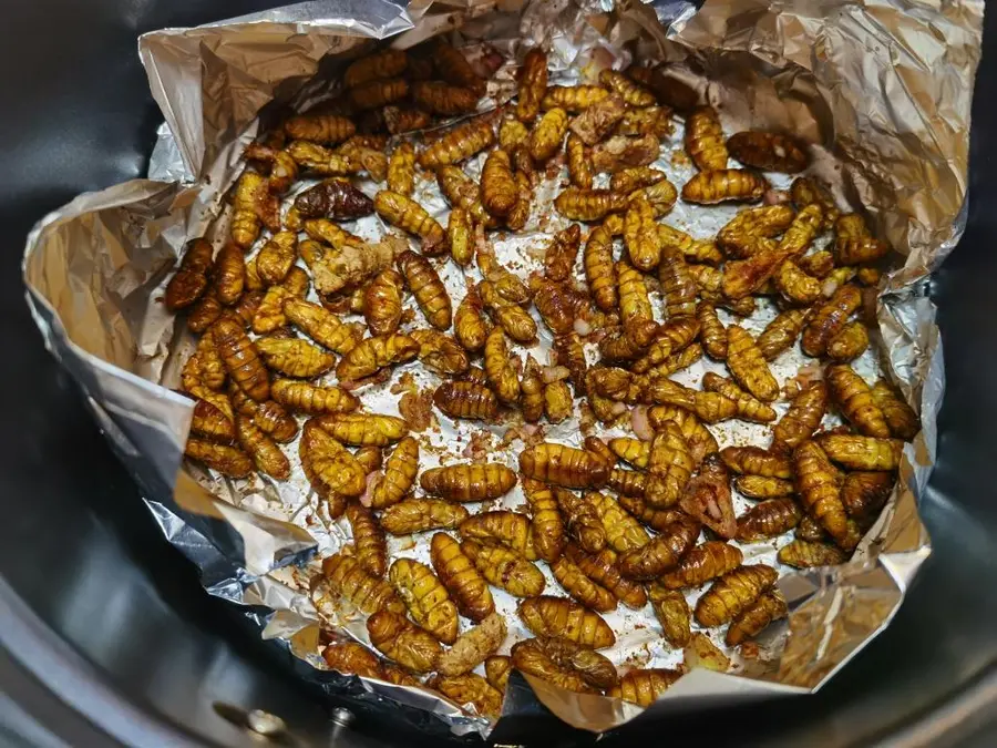 Soul Supper/Appetizer: Air Fryer Cicada Pupa step 0