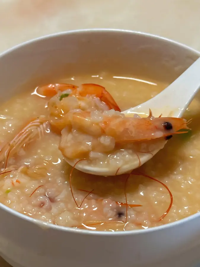 A must-have shrimp porridge for supper