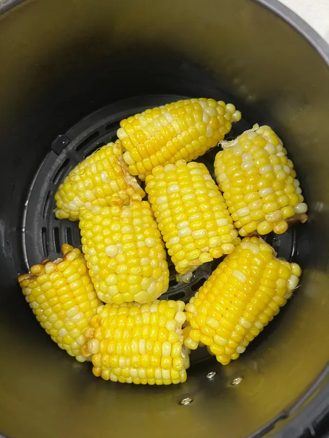 Super simple air fryer roast corn for supper step 0