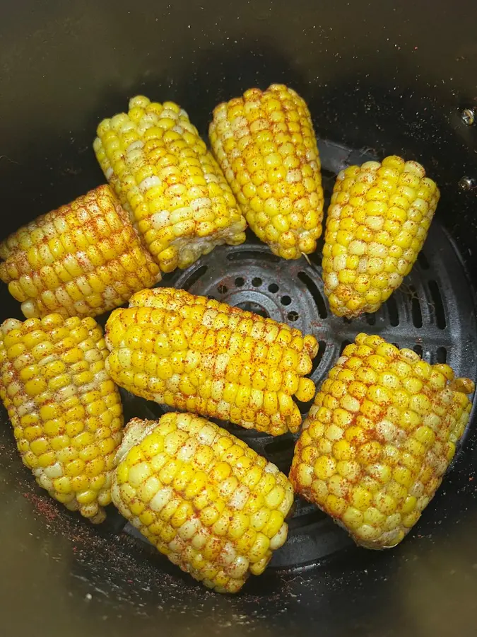 Super simple air fryer roast corn for supper step 0