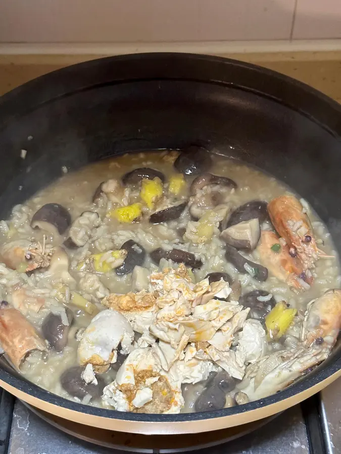 Seafood and shrimp porridge  - a nutritious supper for food stalls! step 0