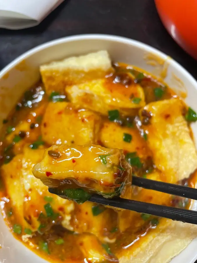 Junior high school students' supper - simple version of fried tofu (fried skewers) step 0