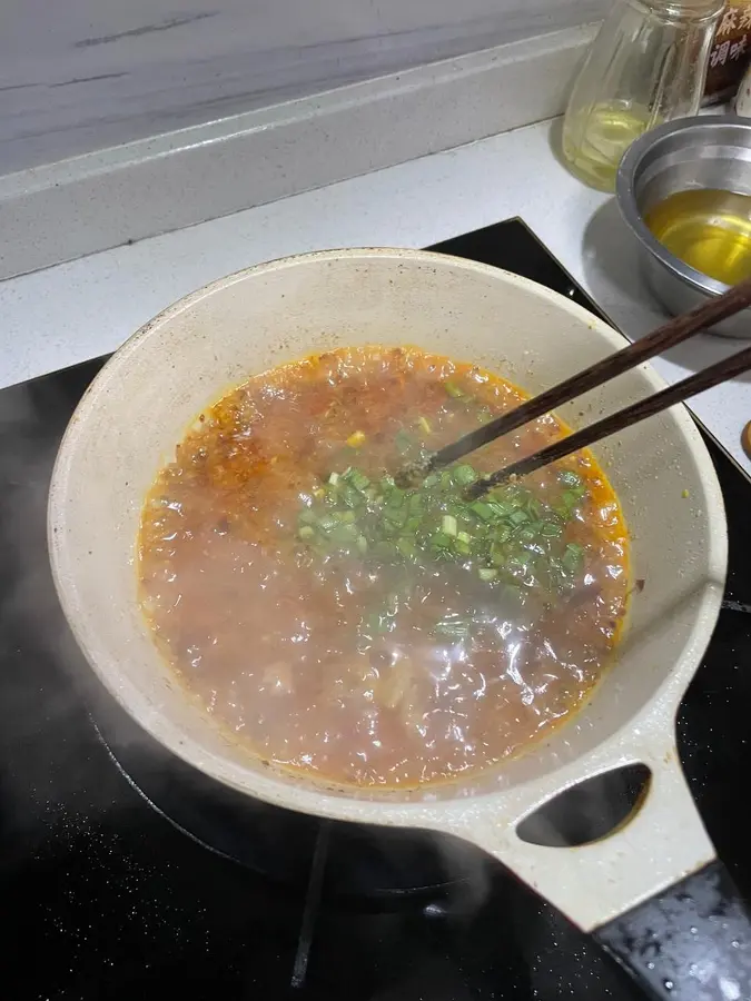 Junior high school students' supper - simple version of fried tofu (fried skewers) step 0