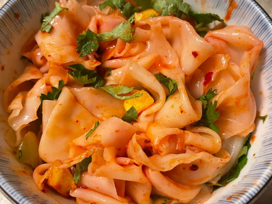 Late night kimchi soup with noodles