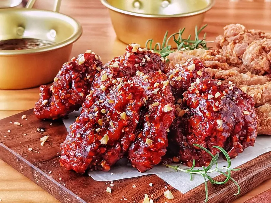 Korean fried chicken|Sweet, spicy and crispy are so delicious