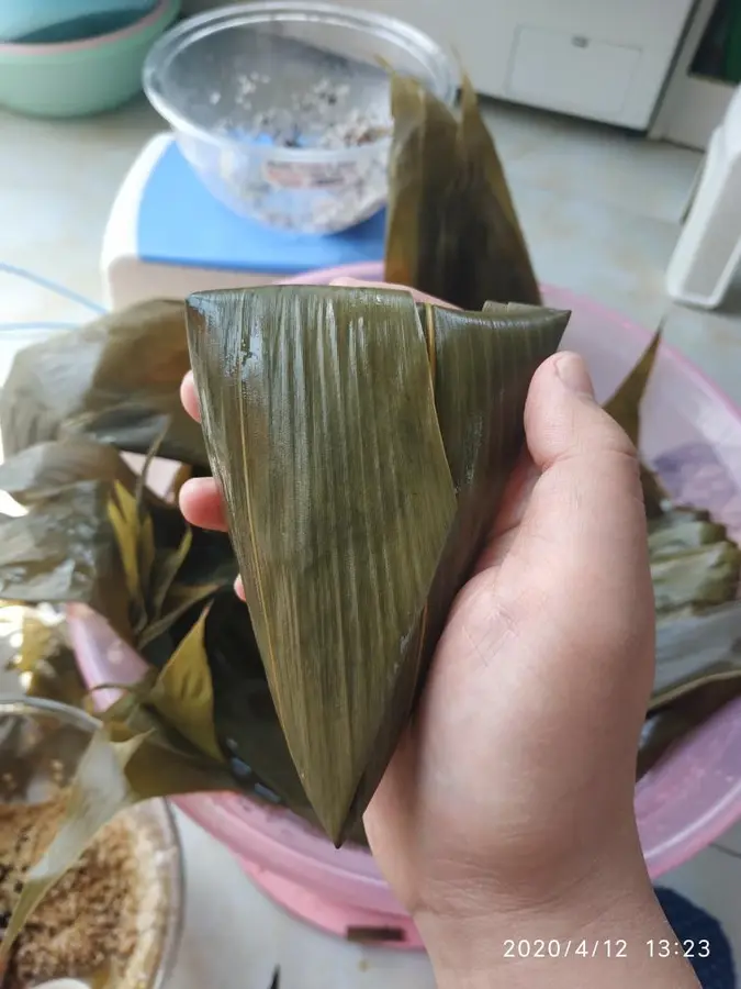 Rice dumplings that must be wrapped every year step 0