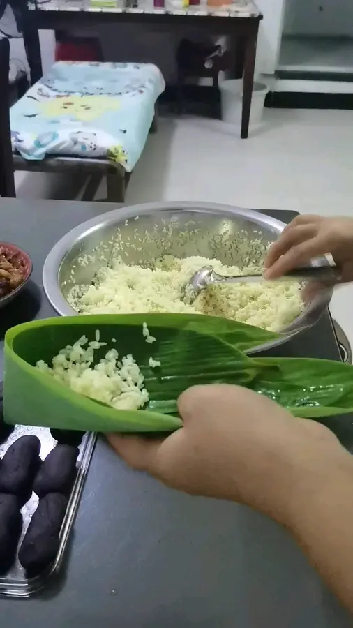 Red bean paste dumplings step 0