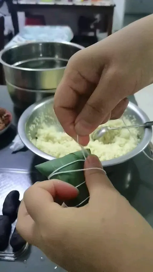 Red bean paste dumplings step 0