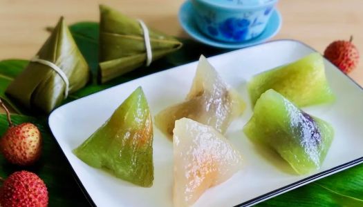 Mini multicolored crystal dumplings