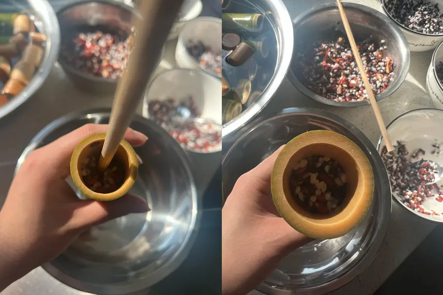 Bamboo tube dumplings step 0