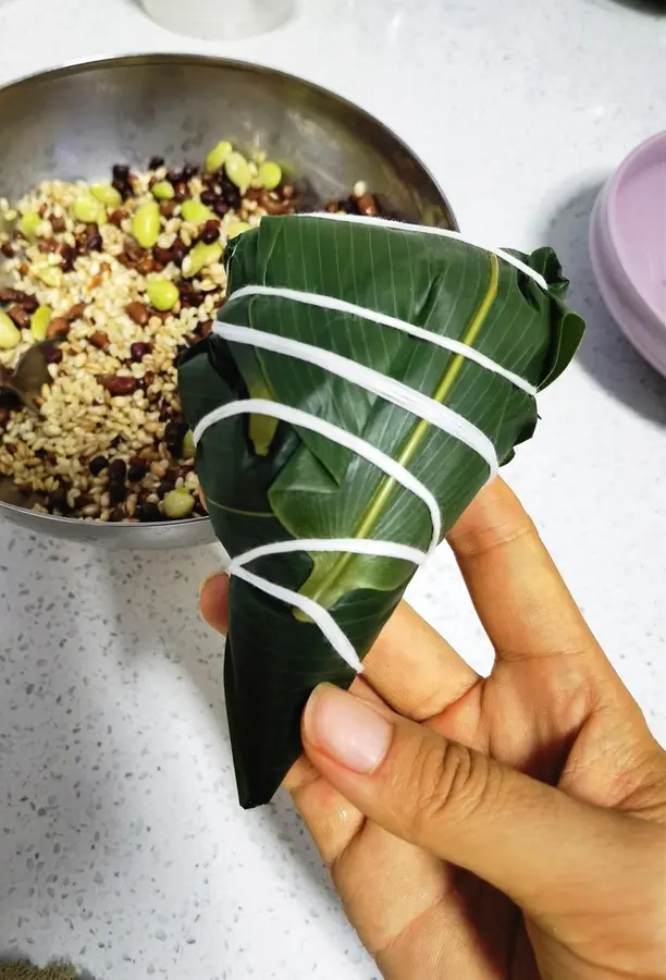 Reduced-fat rice dumplings step 0